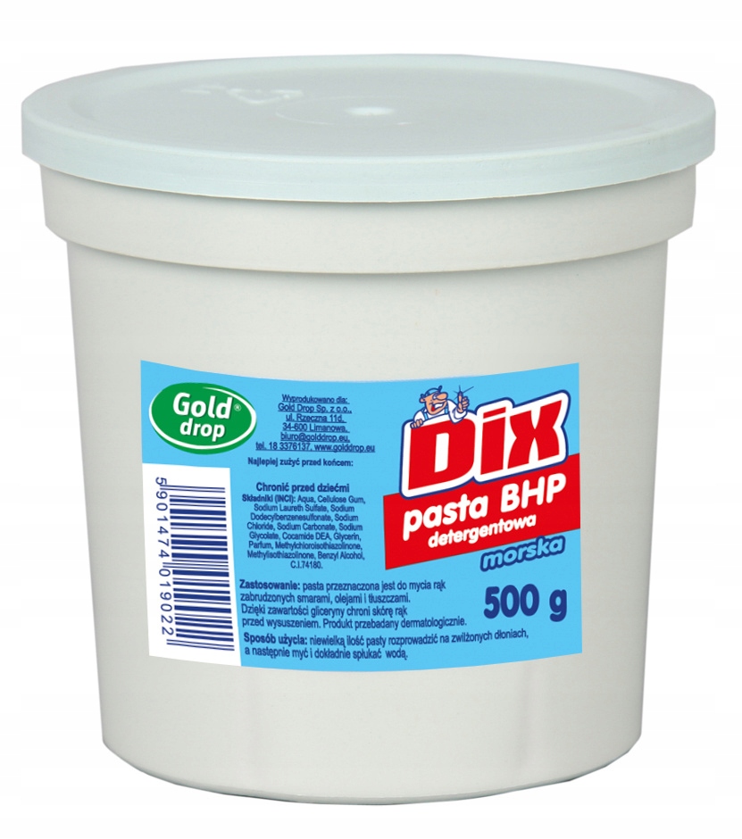GOLDDROP DIX Pasta BHP 500g MORSKA (detergentowa)