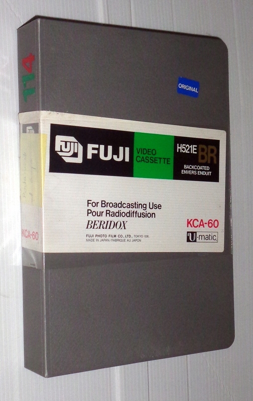 FUJI UCA KCA-60 kaseta U-MATIC - używana .