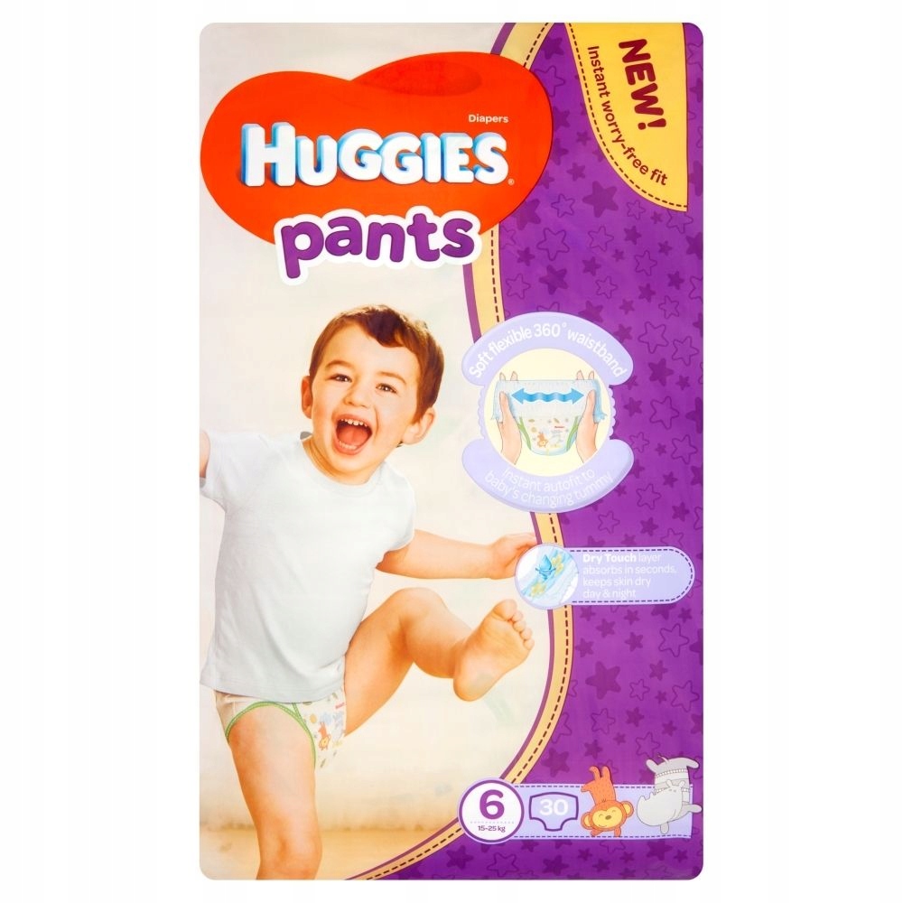 Huggies Pieluchomajtki 6 15-25 kg 30 sztuk