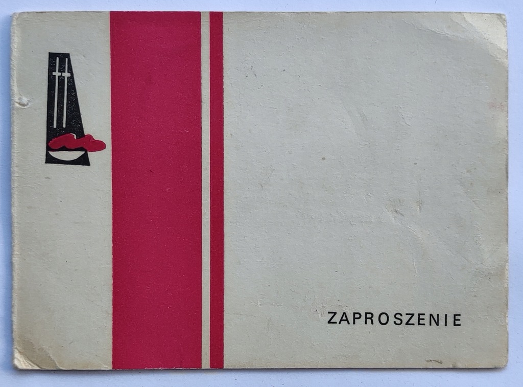 Zaproszenie OCALIĆ OD ZAPOMNIENIA 1976