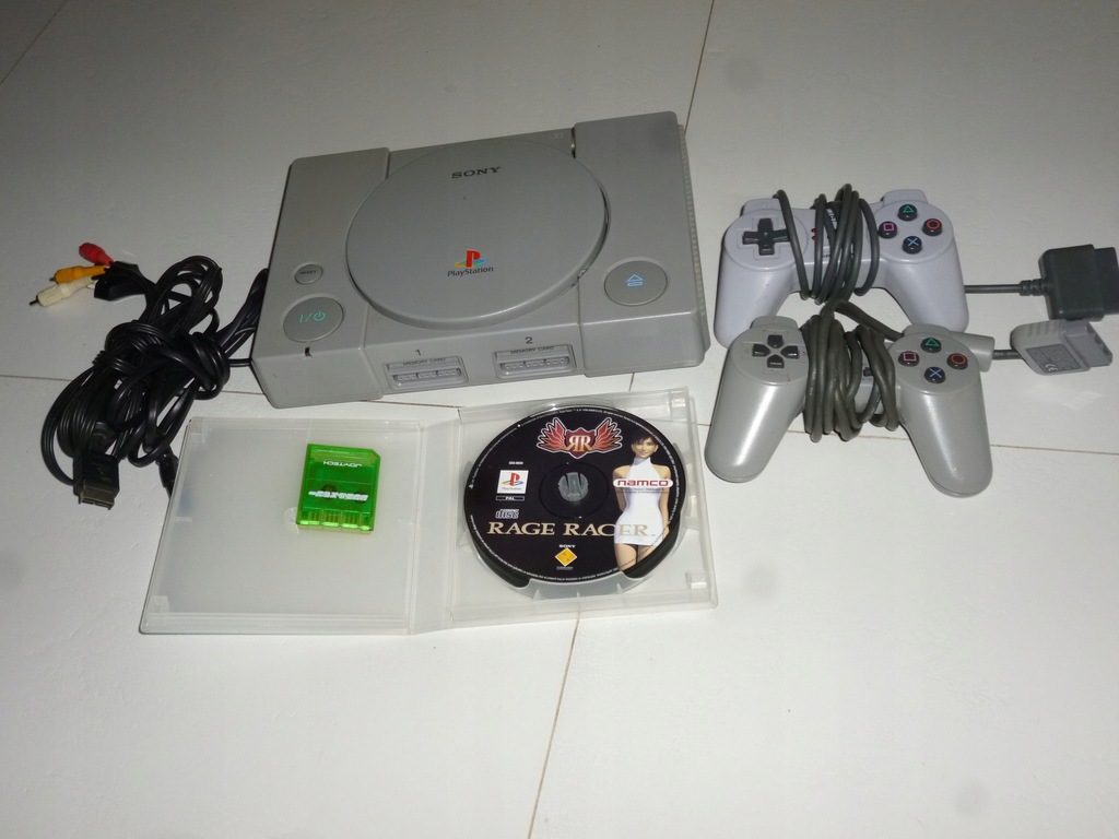 Konsola Sony PS1 PSX 5552 gry pady dodatki