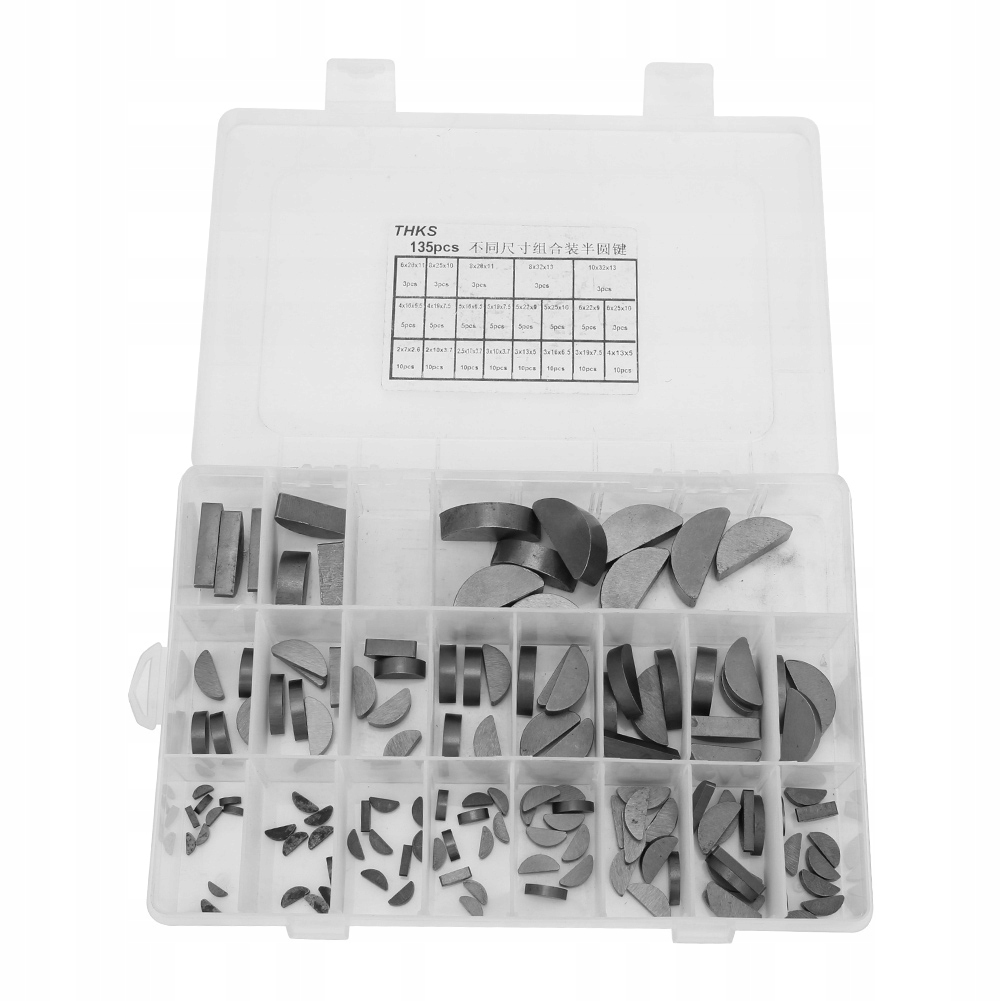 135 sztuk Woodruff Key Flywheel Koło pasowe Crank