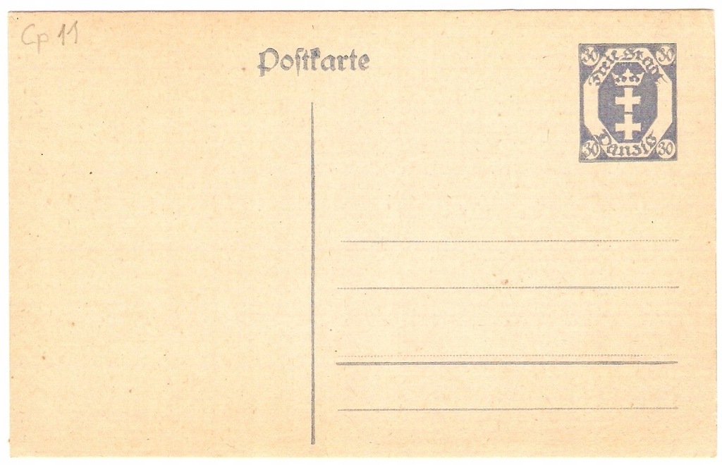 Danzig - Postkarte Cp11bx