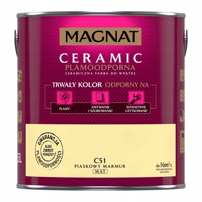 MAGNAT ceramic piaskowy marmur C51 2,5L