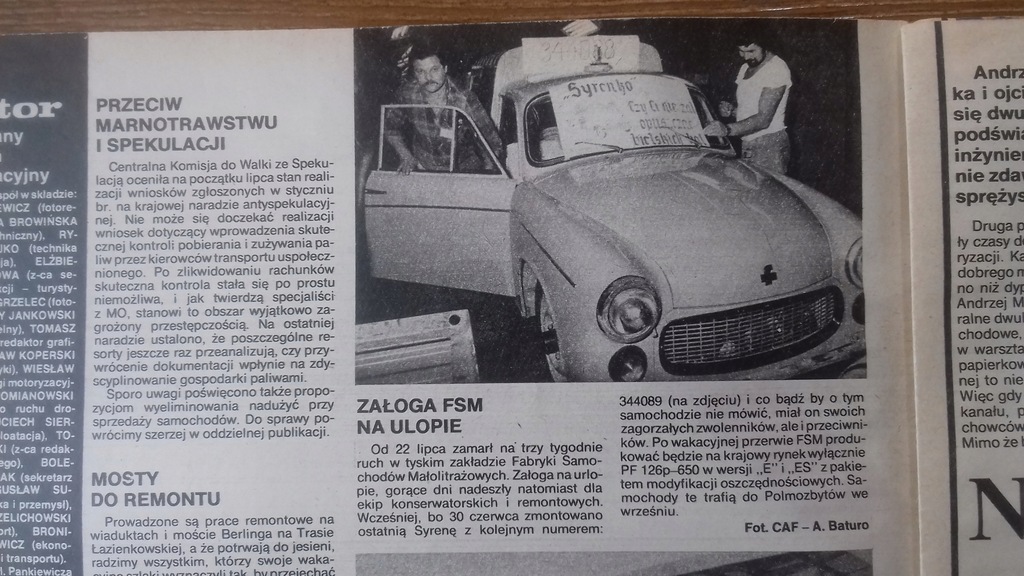 FSM SYRENA 105 OSTATNIA nr 344089 / MOTOR 1983 x 2