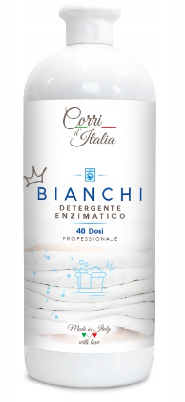 Corri d'Italia Bianchi Płyn do Prania Białych Tkanin 1l WŁOCHY