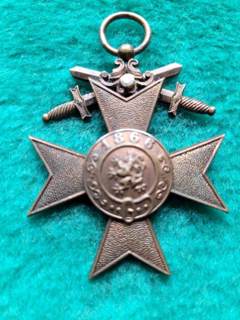 NIEMCY Bawarski Krzyż Zasługi Wojskowej 1866 kreuz