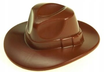 LEGO NAKRYCIE KAPELUSZ BRĄZOWY REDDISH 61506