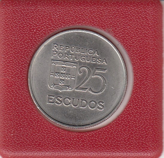 Portugalia 25 eskudos 1980 stan 1