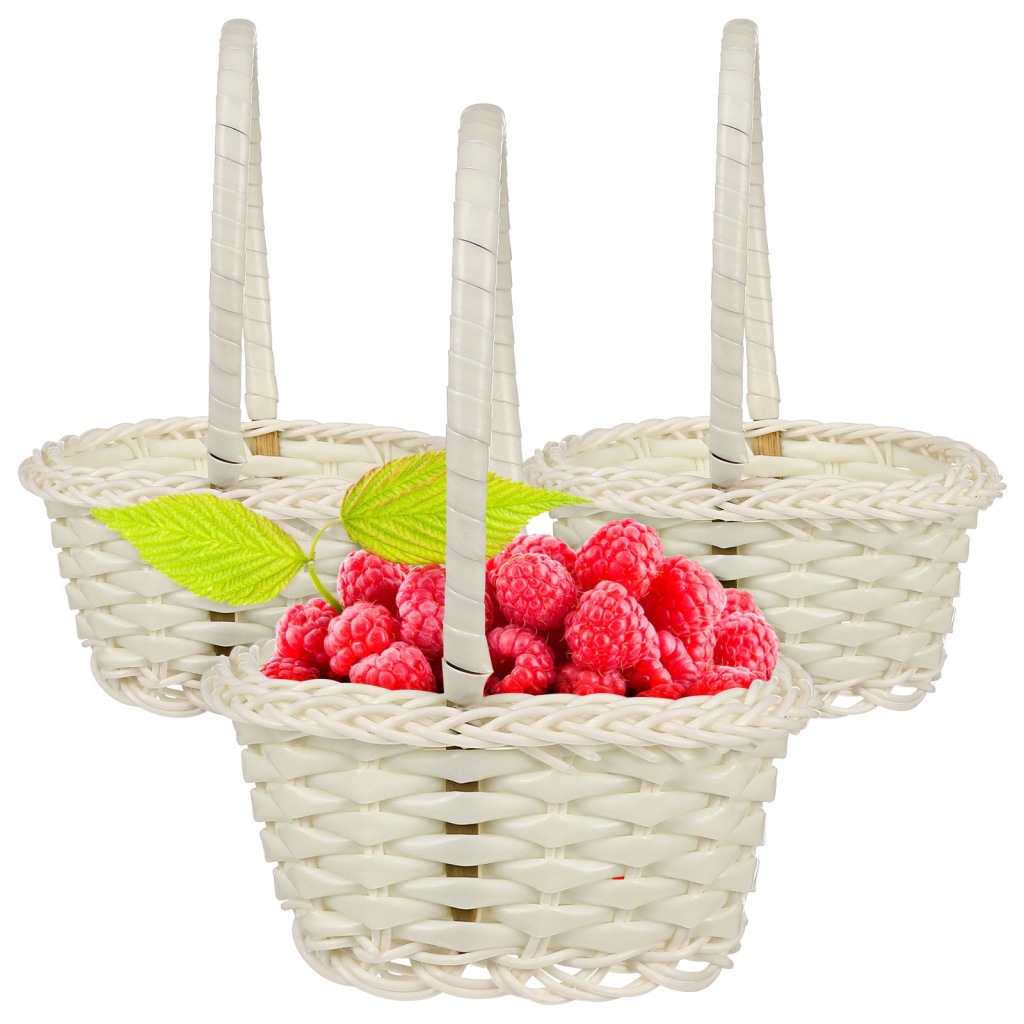 VEGETABLE PORTABLE FLOWER KIDS RATTAN PICKING BASKET