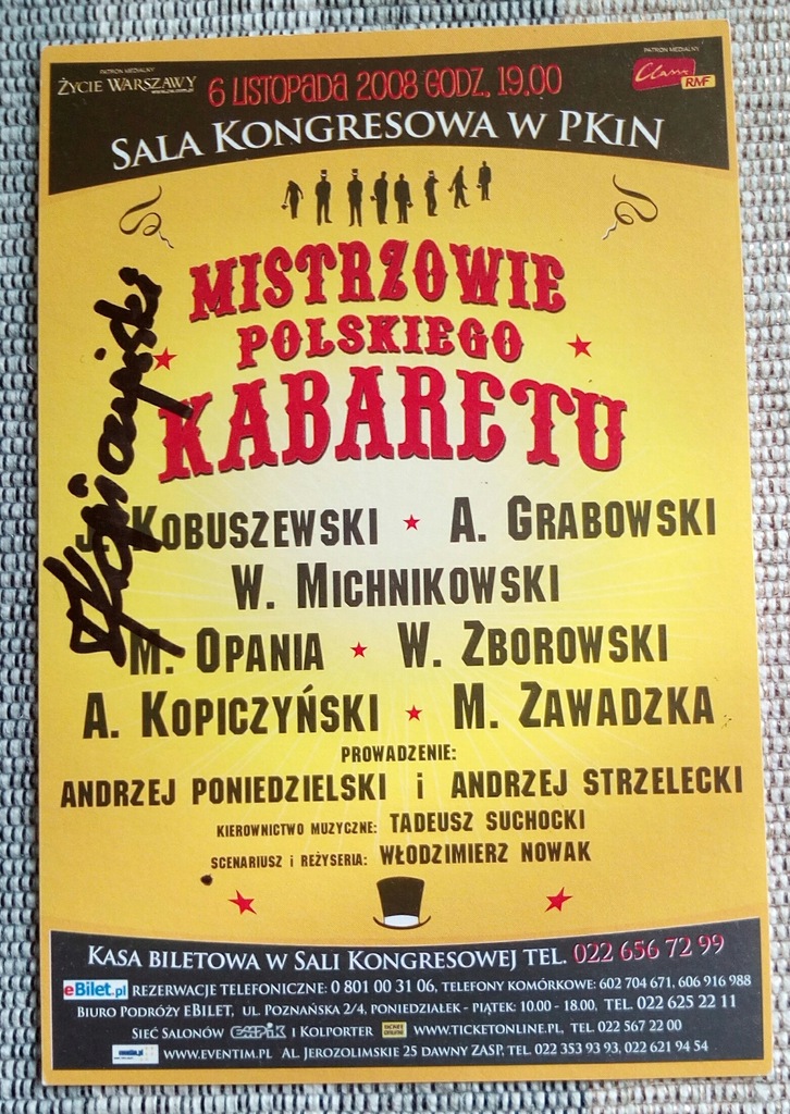 Andrzej Kopiczyński autograf