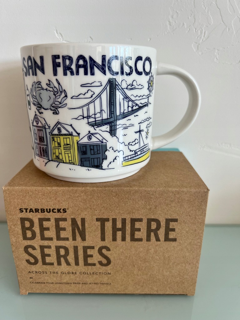 STARBUCKS kubek ceramiczny Been There: SAN FRANCISCO USA 414ml NOWY
