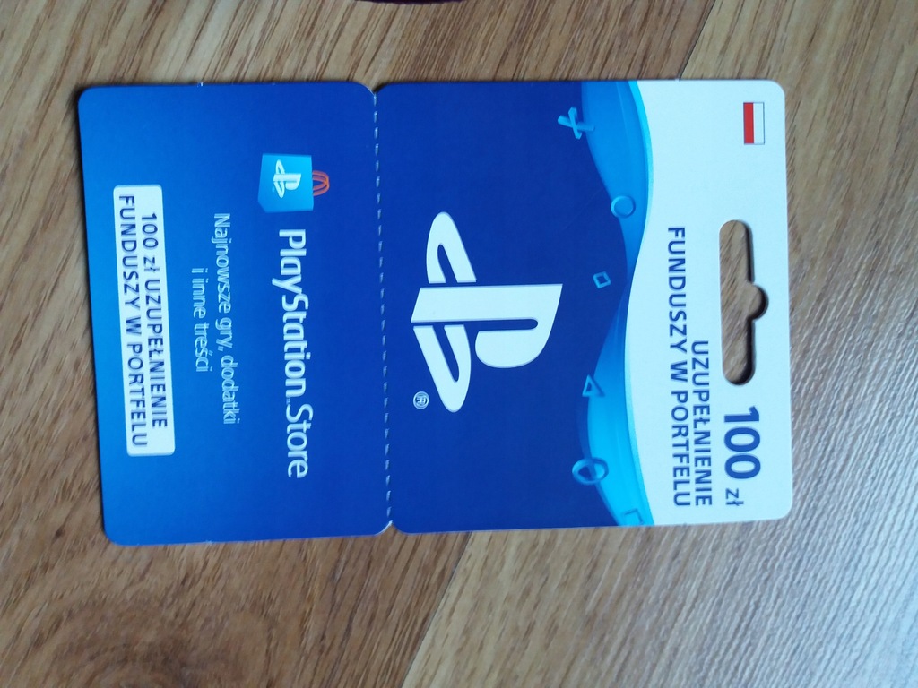 Playstation Store Network karta 100 zł ( 2 szt )
