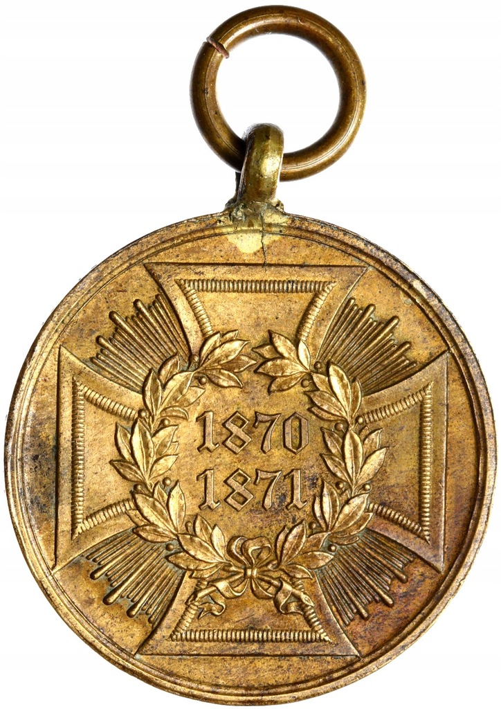 + Prusy - medal 1870-1871 - KRZYŻ - Medal za Wojnę Francusko-Pruską