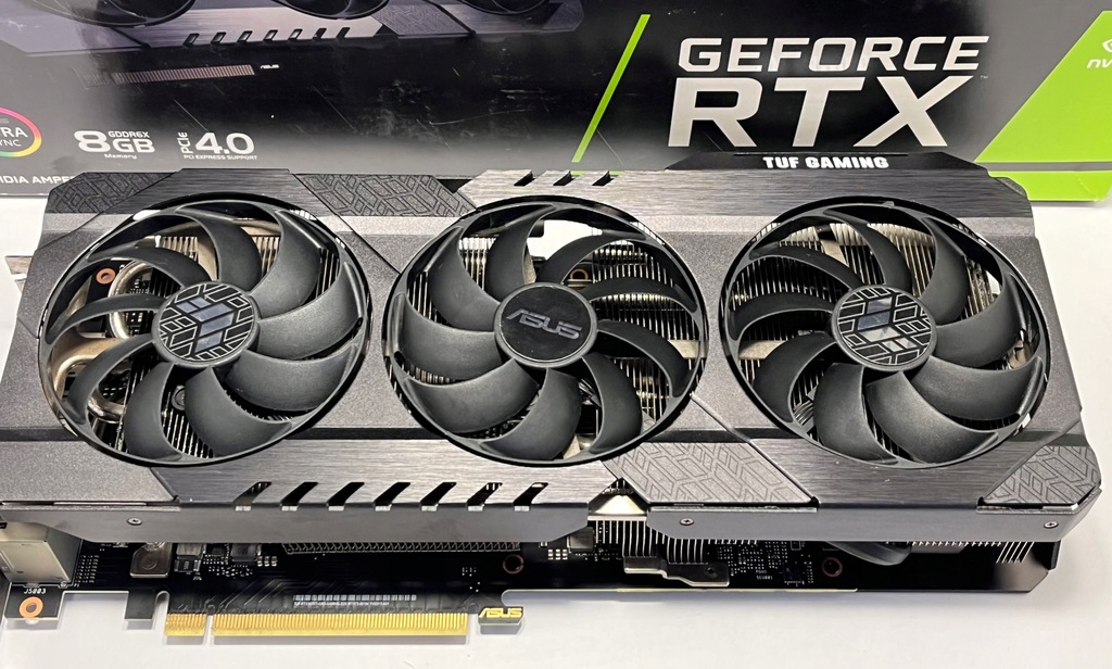 Купить Karta Asus GeForce RTX 3070 Ti TUF 8GB OC: отзывы, фото, характеристики в интерне-магазине Aredi.ru