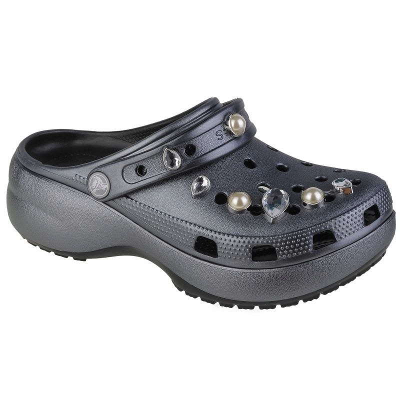 Klapki Crocs Classic Platform Crystals Pearls Clog