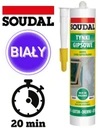 SOUDAL LEKKI AKRYL SZPACHLOWY 280ML BIAŁY