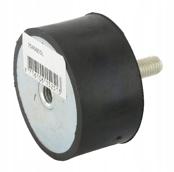 Tłumik drgań Kramp 7540B55L M12 75mm 40mm 55Sh gwint zew wew