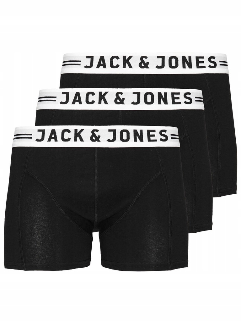 A582 JACK & JONES BOKSERKI MĘSKIE 3-PACK R.M