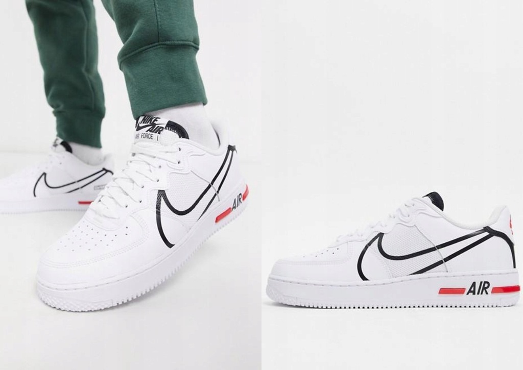 NIKE AIR FORCE 1 REACT BUTY SPORTOWE 43