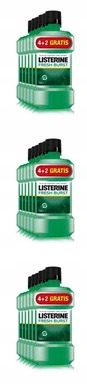 LISTERINE PŁYN PŁUKANIA UST4+2 FRESHBURS 3x250ML