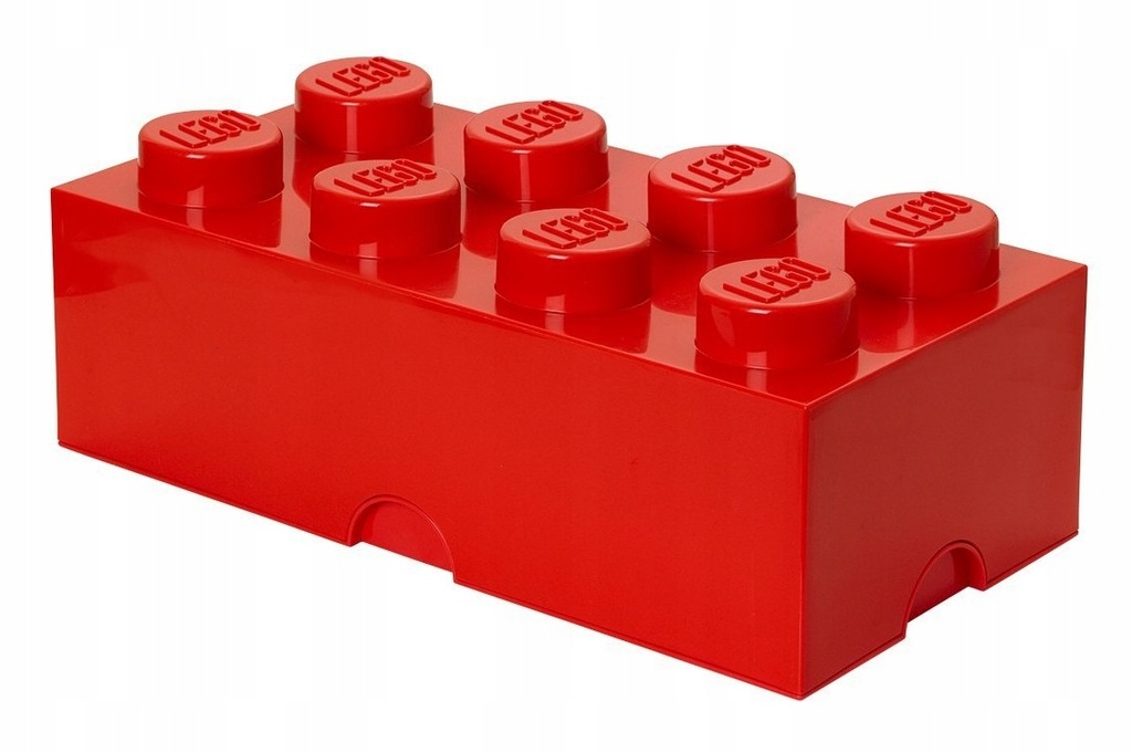 Pojemnik Lego Storage Brick 8 czerwony