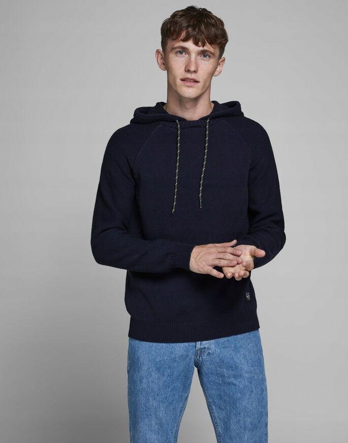 08M159 JACK&JONES__MK2 SWETER Z KAPTUREM__L