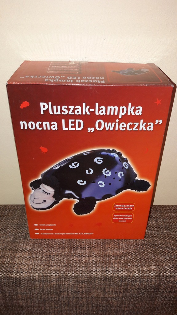 SUPER LAMPKA NOCNA PLUSZAK "OWIECZKA"