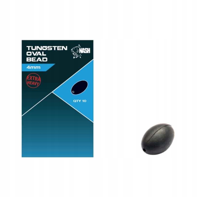 Nash Tungsten Oval Bead 4mm - T8711