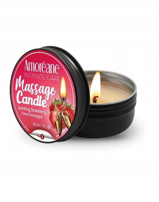 Świeca- Massage Candle Sparkling Strawberry 30ml