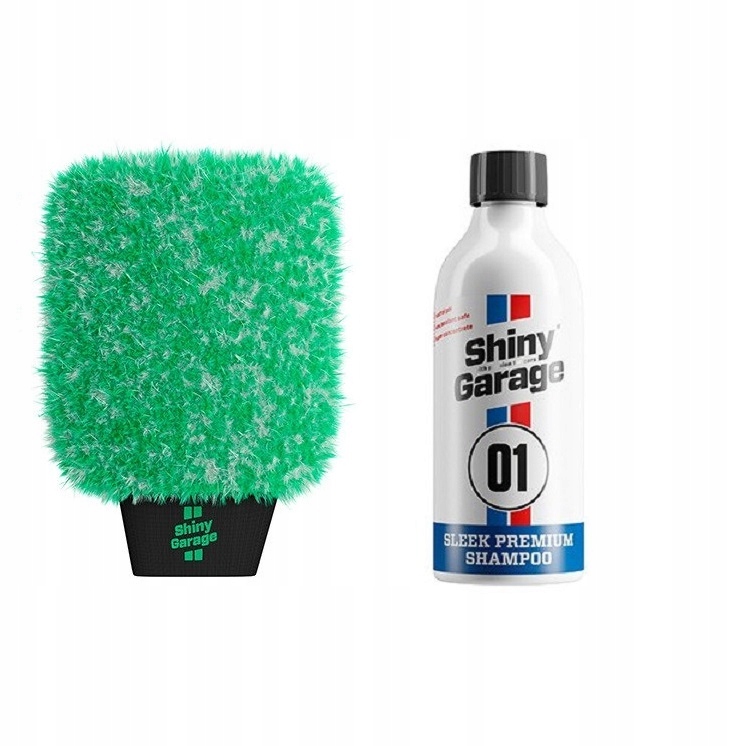 Shiny Garage Wash Mitt + szampon Sleek Premium