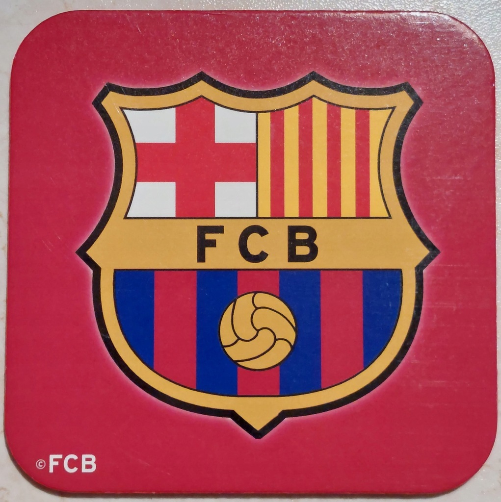 WOŚP - Laminowana podstawka - FC Barcelona