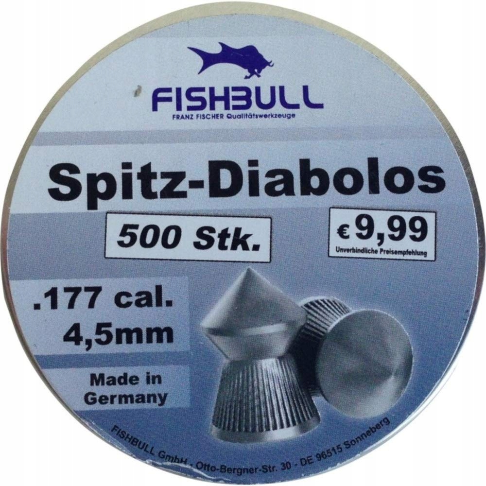 Fishbull Śrut Spitz-Diabolos 4,5mm 500szt. 177cal.