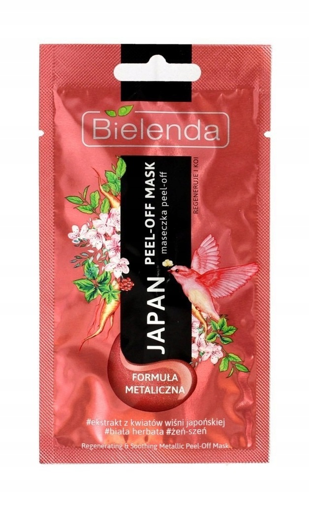 Bielenda Japan Peel-Off Mask Maseczka metaliczna p