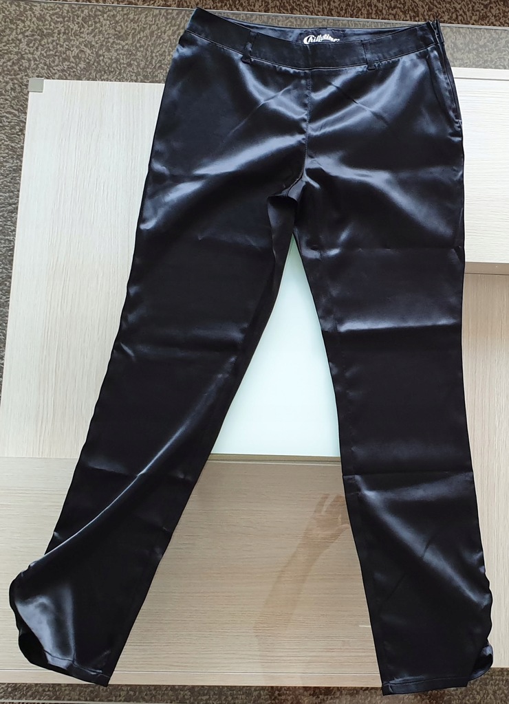 Spodnie czarne długie Chillytime a la latex 38
