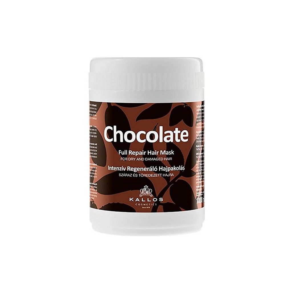 Kallos Chocolate intensywna regenerująca maska czekoladowa 1000ml