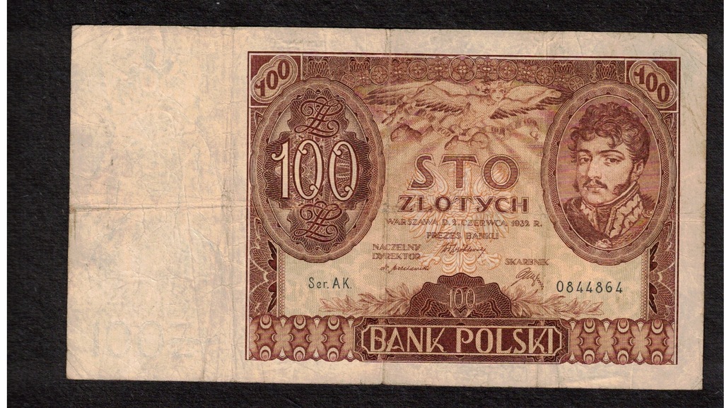 Banknot 100 złotych polskich 1932 r