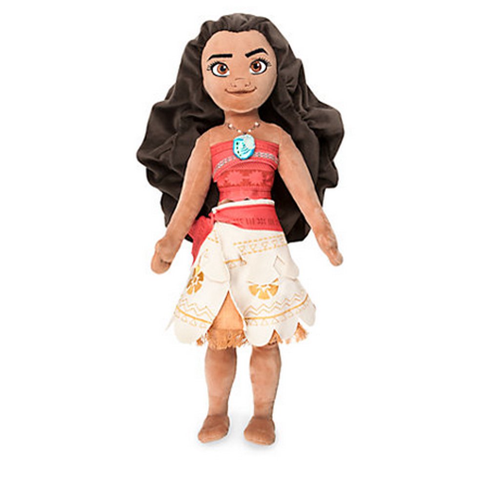 Disney Store Moana 40 CM Lalka Miękka z Naszyjniki