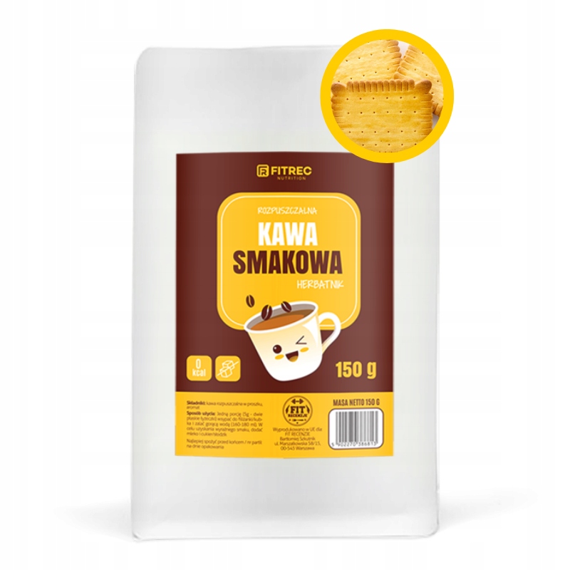 FITREC Kawa Smakowa Herbatnik 150g