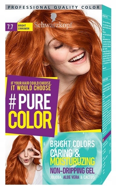 Schwarzkopf Pure Farba w żelu 7.7 Bright Cinnamon