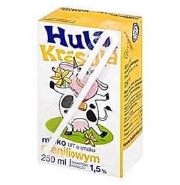 Hula Krasula Mleko UHT o smaku wanil. 1,5% 250 ml