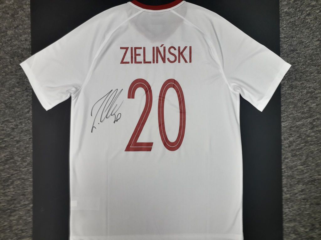 Zieliński - koszulka (POL) z autografem