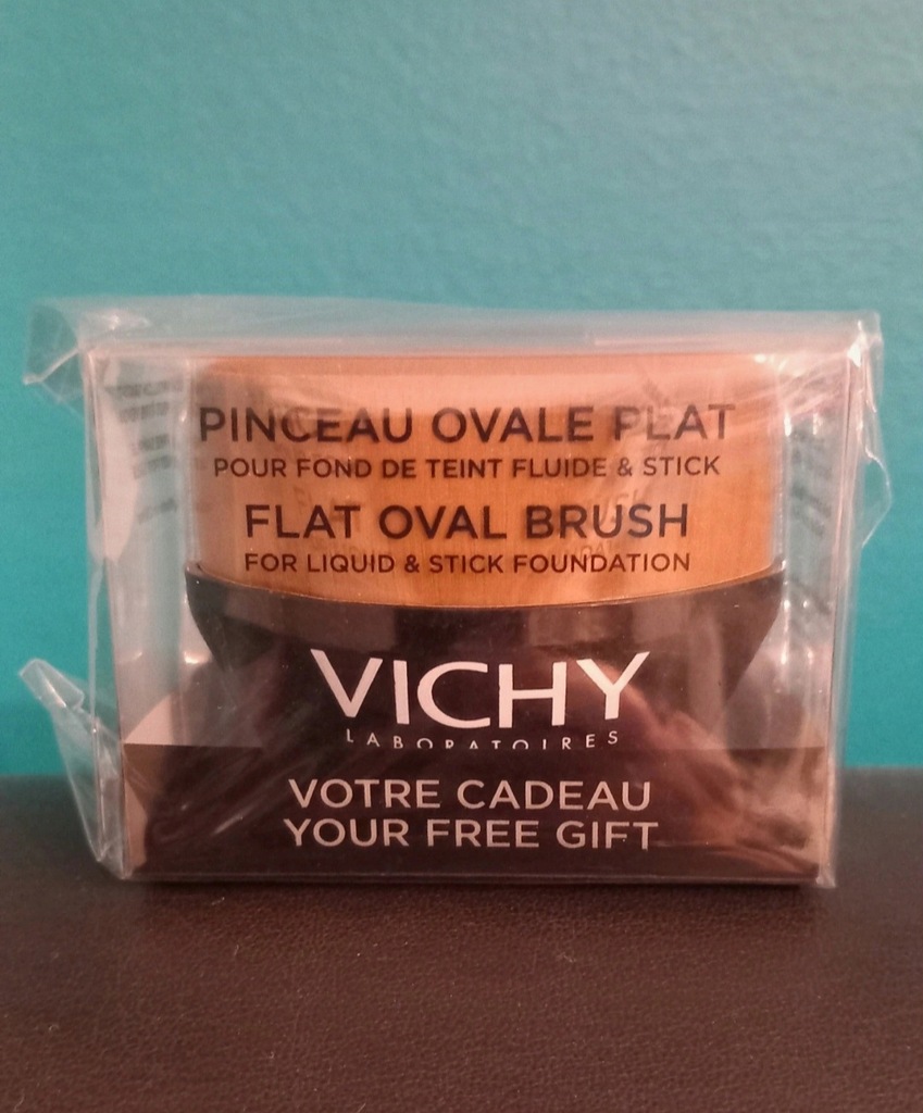 Vichy flat oval brush pędzel do podkładu makijażu