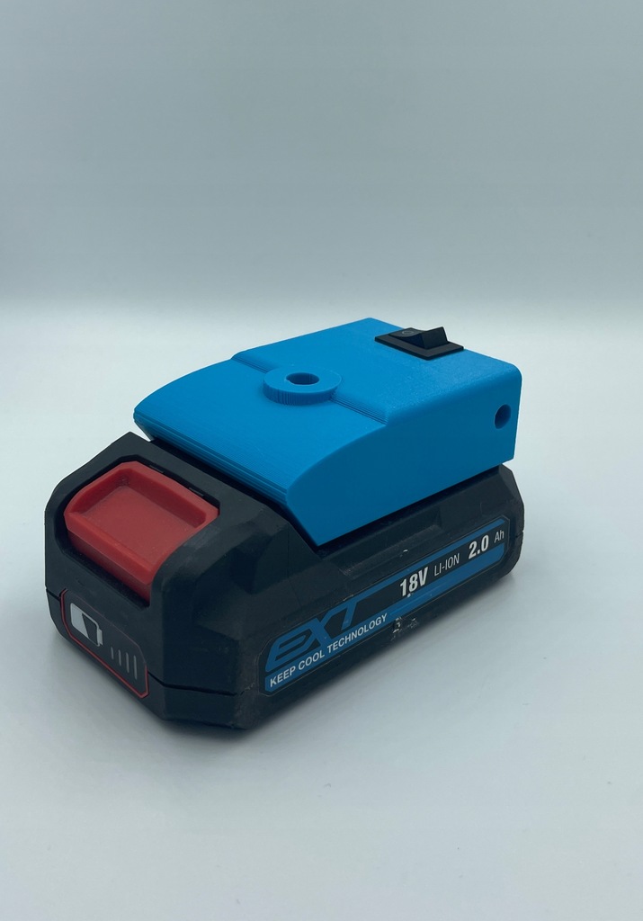 Adapter do baterii Erbauer EXT 18V WYŁĄCZNIK
