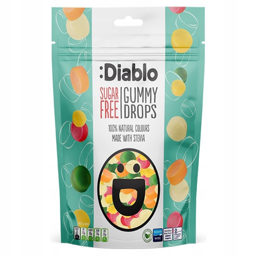 ŻELKIDROPSY BEZ CUKRU DIABLO, 75G