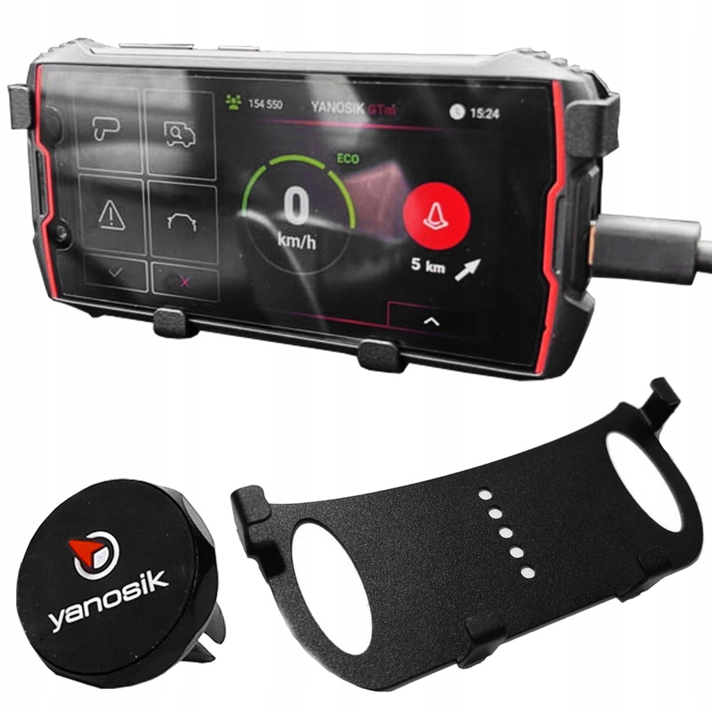 UCHWYT MAGNETYCZNY HOLDER NA KRATKĘ + KIESZEŃ METALOWA DO YANOSIK GTM