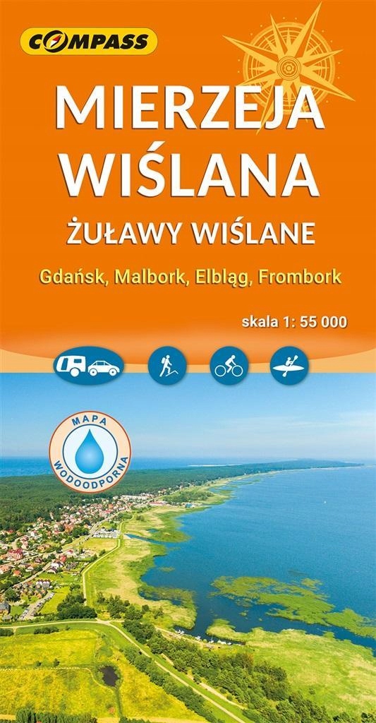 MAPA - MIERZEJA WIŚLANA 1:55 000