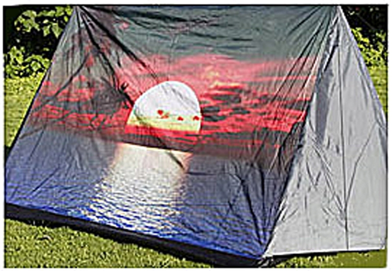 Namiot 3 osobowy z nadrukiem - słońce