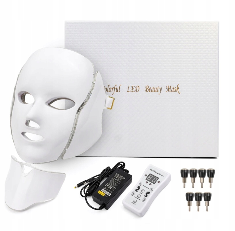 Profesjonalna Maska LED Terapia Fotonowa 7 Kolorów