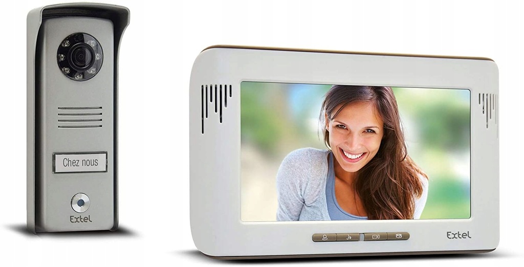 Extel 720215 Videodomofon Mika 7-calowy (18 cm)